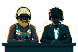 BloPP and Young Elodin at the caster desk